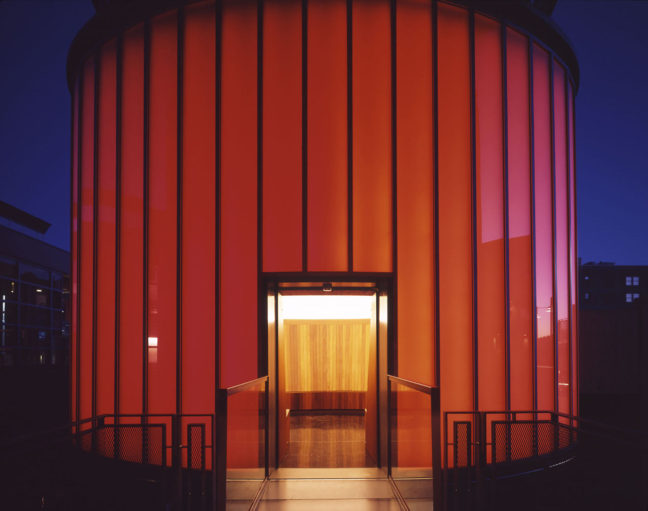 <p>
    James Turrell. <em>Light Reign (Exterior detail)</em>. 2003. Permanent skyspace and exterior illumination work. Copyright: James Turrell. Photo credit: Lara Swimmer.</p>
