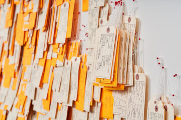 <p>Undocumented Migrant Project. Installation view of <em>Hostile Terrain 94</em>, 2021, Henry Art Gallery, University of Washington, Seattle. Photo: Jonathan Vanderweit.</p>
