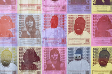 <p>Installation detail of&nbsp;<em>Free Them All: Portraits from La Resistencia</em>, 2020, Henry Art Gallery, University of Washington,&nbsp;Seattle. Photo: Ian Siporin.</p>
