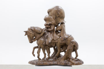 <p>Paul McCarthy.&nbsp;<em>White Snow and Prince on Horseback.</em> 2012. Black walnut. Image courtesy of Paul McCarthy and Hauser & Wirth. Photo: Walla Walla Foundry.</p>
