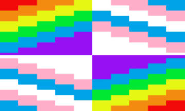 <p>Untitled (Gay and Trans Pride). 2016. Digital graphic. Courtesy of Chris E. Vargas.</p>
