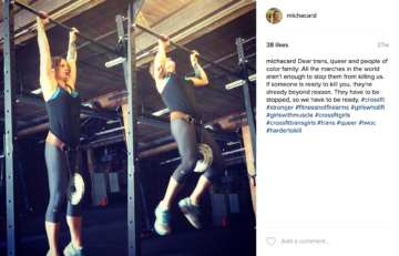 <p>From the #stronger series by micha cárdenas</p>
