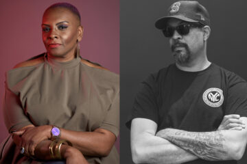 <p>Left to right:&nbsp;Jazmyn Scott (photo: Michael B. Maine), Gary Simmons (photo: Tito Molina HRDWRKER).</p>
